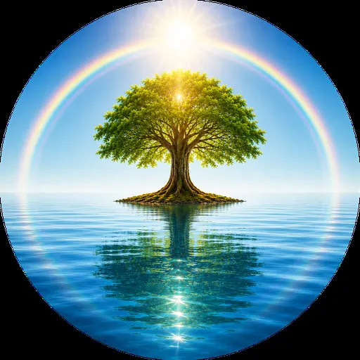 Universal Flow Healing — tree of life logo